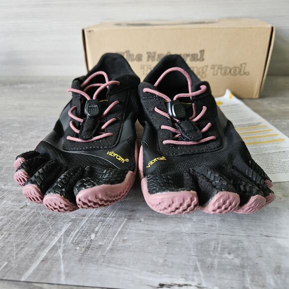 Vibram Fivefingers KSO EVO Black/Rose Womens EU size 36 = US 6.5-7 New w/box - Picture 10 of 16